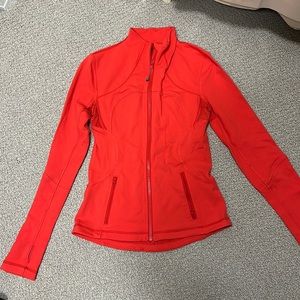 Lululemon red zip jacket